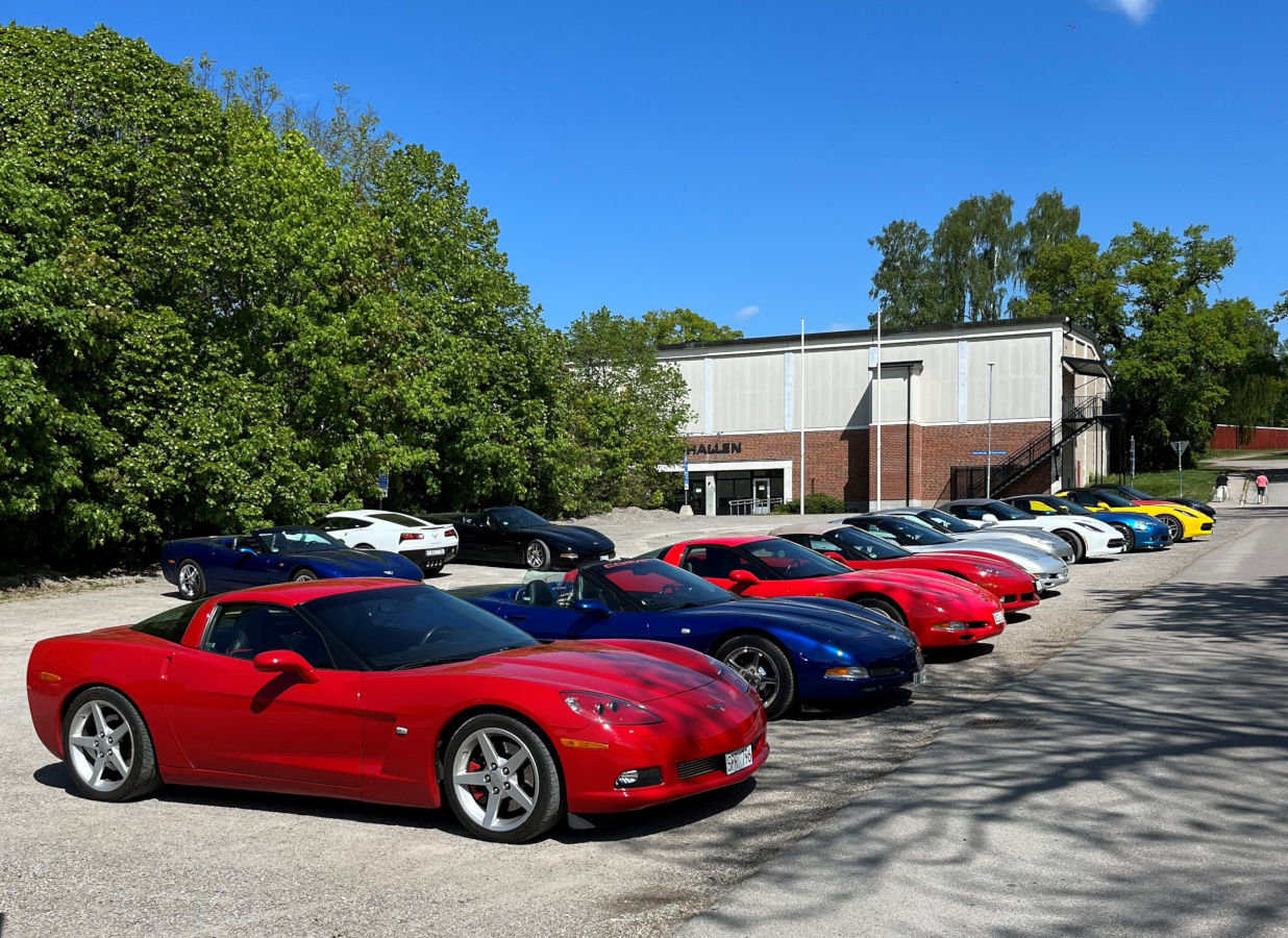 Corvetteklubben på besök