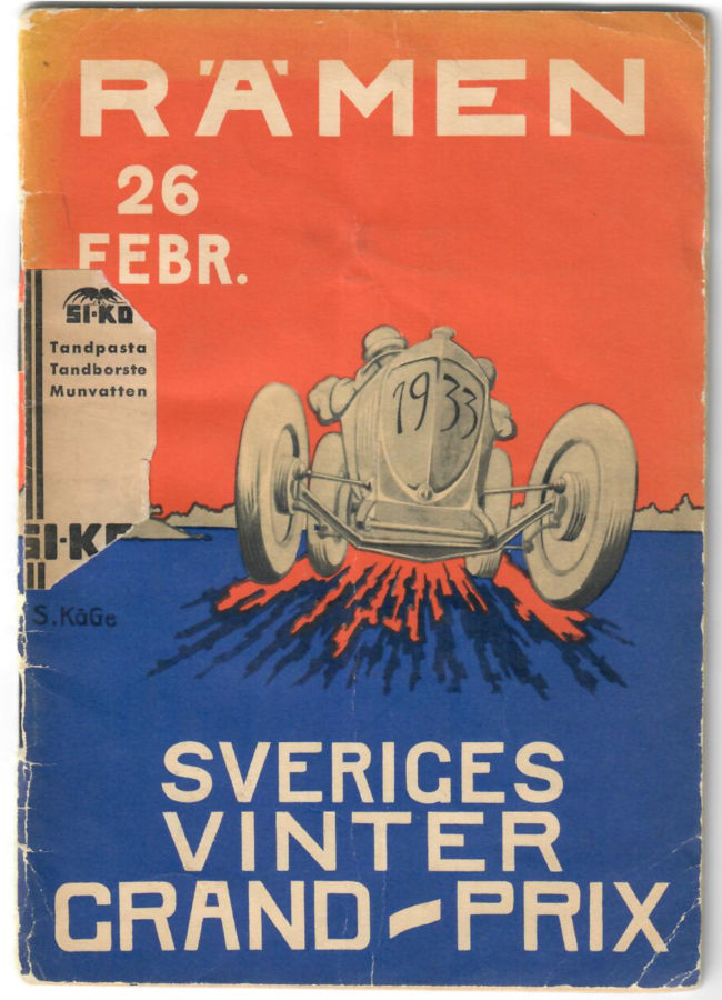 Rämenloppen 1933 Program